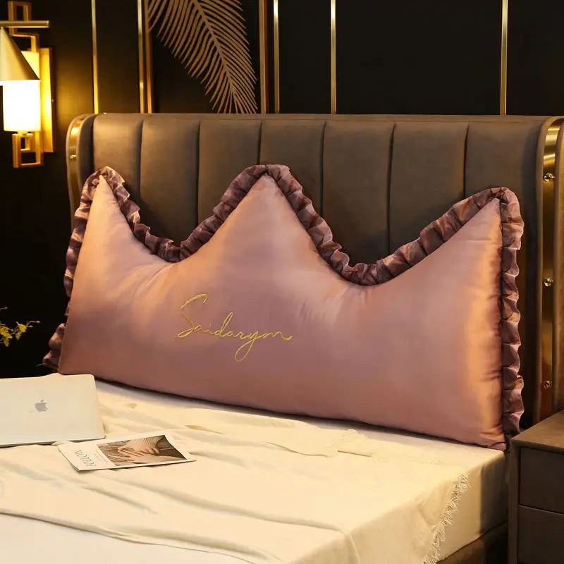 Crown Princ Bede Pillow Soft Plu Sofa Sle Headboard Double Size Bedroom Furniture Decor Trending New Model